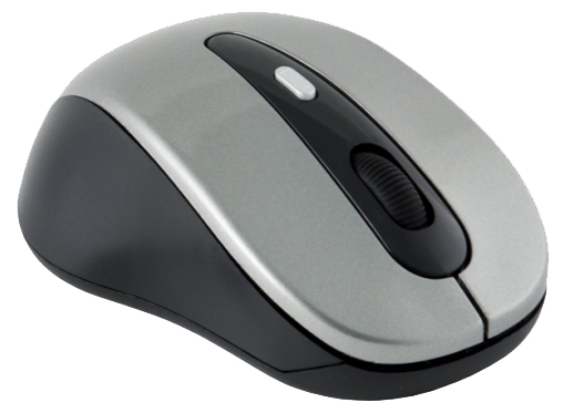 Мышь Oklick 435MW серый/черный оптическая (1600dpi) беспроводная USB (3but) фото