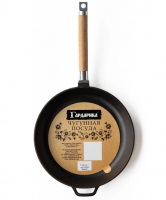 Сковорода ГАРДАРИКА 0120, чугун 20см, съемная ручка фото