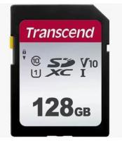 Карта памяти SDXC 128GB Transcend 300S UHS-I U1 (TS128GSDC300S) фото