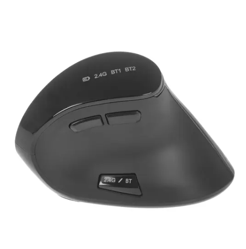 Мышь Oklick 990MW черный оптическая (2400dpi) silent беспроводная BT/Radio USB фото