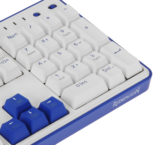 Клавиатура механическая Redragon Faye Pro RGB Bluetooth, Wireless, бел/син фото