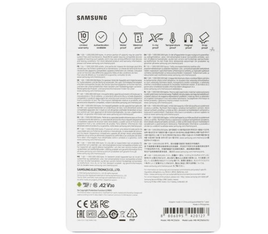 Карта памяти MicroSD 256GB Samsung EVO Plus (160MB/s) MB-MC256SA фото