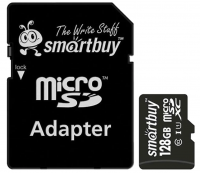 Карта памяти MicroSD 128GB Smart Buy Class10 UHS-I (SB128GBSDCL10-01) фото