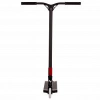 Самокат трюковый NOVATRACK 110A.PIXELS4.RD22 PU колеса 110 мм с алюмин.ободом, жесткость PU 88A, чер фото