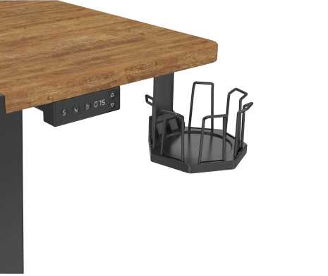 Стол для компьютера Cactus CS-EDL-BAWD электропривод МДФ столешница черный основание черный  фото