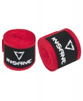 Бинт боксерский INSANE CRUSHER IN24-HW600, хлопок, красный, 3,5 м фото