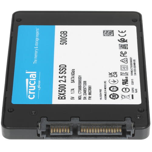 Накопитель SSD 500Gb Crucial BX500 (CT500BX500SSD1) фото