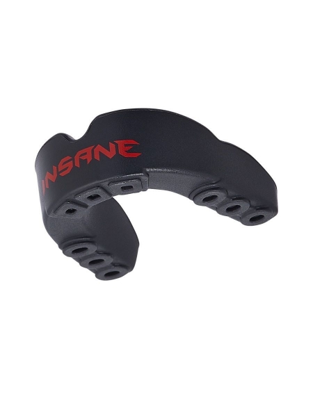 Капа одночелюстная детская INSANE LEOPARD IN23-MG300, ЭВА, красный/черный фото