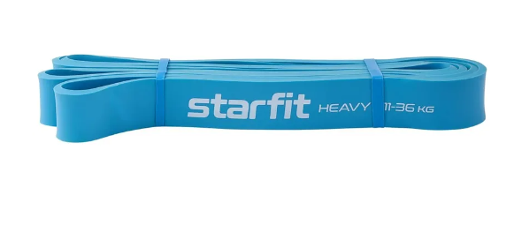 Эспандер ленточный для кросс-тренинга STARFIT ES-803 11-36 кг, 208х2,9 см, синий фото