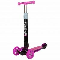 Самокат-кикборд NOVATRACK 120PROT.RAINBOW.PN22 с прозрачной платформой, подростковый, складной механ фото