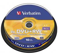 Диск DVD-RW 4.7Gb Verbatim 4x 1 шт фото