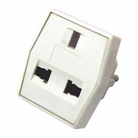 Переходник сетевой REXANT 11-1011 белый «Квадрат» (под китайскую вилку) фото