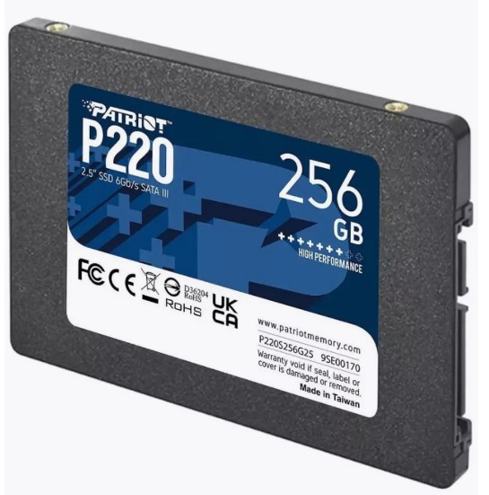 Накопитель SSD 256Gb Patriot P220 550/490 (P220S256G25) фото