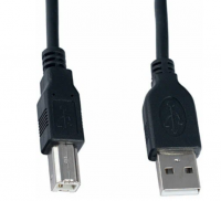Кабель USB A - USB B 2.0 1,8м VS (U118) черный фото