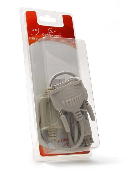 Переходник COM - USB DB25M/AM Cablexpert UAS112  1.8m фото