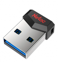 USB флеш-накопитель 64Gb Netac UM81 чёрный металл USB 2.0 (NT03UM81N-064G-20BK) фото