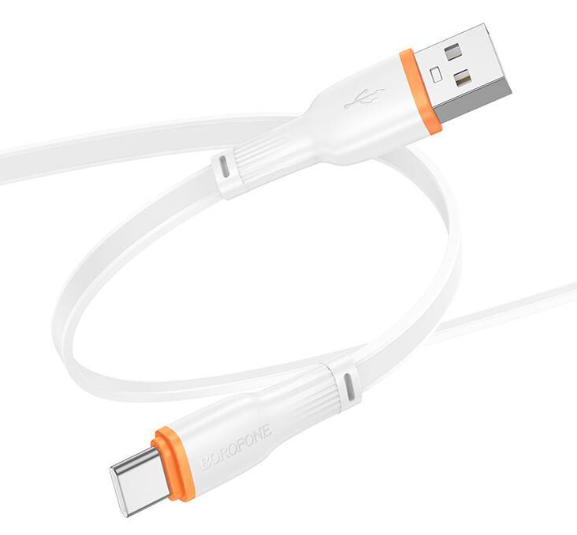 Кабель USB - Type-C Borofone BX118a  1.0м, 3.0A,белый 6941991120954 фото