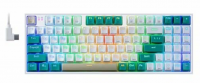 Клавиатура механическая Redragon Veigar BT/2.4G/пров., Wireless, USB бел/голубой фото