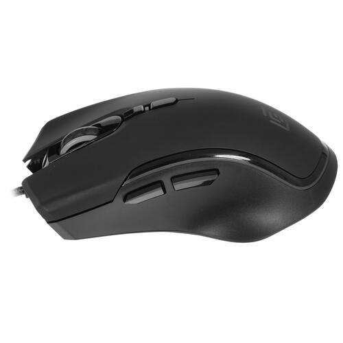 Мышь Оклик 729G LABYRINTH черный оптическая (6400dpi) USB (7but) фото