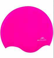 Шапочка для плавания 25DEGREES Diva Pink 25D21007J, силикон, подростковый, для длинных волос фото