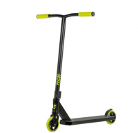 Самокат трюковый NOVATRACK 110A.PSYCHO.BLM25 Psycho 20, колеса 110 мм, IHC, черный с зеленым фото