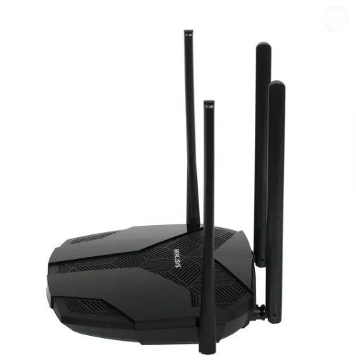 Wi-Fi роутер Mercusys MR80X AX3000 10/100/1000BASE-TX черный фото