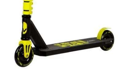 Самокат трюковый NOVATRACK 110A.PIXEL.BLM21 PU колеса 110 мм с алюмин.ободом, жесткость PU 88 фото