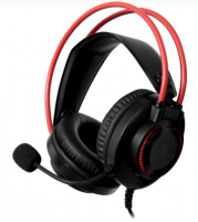 Игровые наушники с микрофоном A4 Bloody G200S черный/красный USB фото