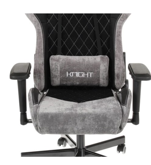 Кресло игровое Zombie VIKING 7 KNIGHT Fabric черный ткань/эко.кожа с подголов. крестов. металл VIKIN фото