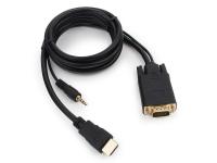 Кабель HDMI - VGA + 3.5Jack 1.8м Cablexpert A-HDMI-VGA-03-6 фото