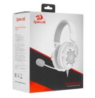 Игровые наушники с микрофоном REDRAGON Diomedes 7.1 USB белые фото