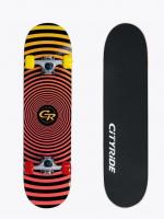 Скейтборд CityRide, дека клен 9 сл., размер 31"*8", колеса: 54*36мм 85А, PU, ABEC-7 карбон, в ассорт фото