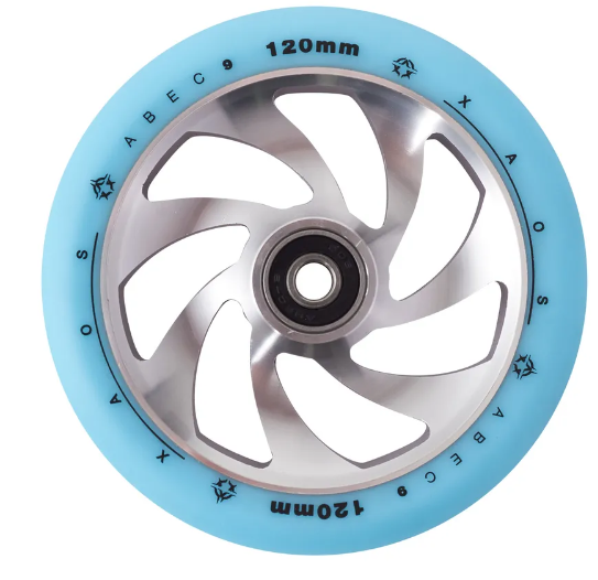 Колесо для трюкового самоката XAOS Vortex Blue 120 мм  фото