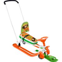 Снегокат Ника Тимка спорт 6 принт сиденья: Чебурашка ТС6/ЧБ1 фото