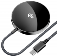 Беспроводное зарядное устройство ACEFAST E24 15W USB-C+USB-A Qi2 Magnetic Wireless Charger. фото