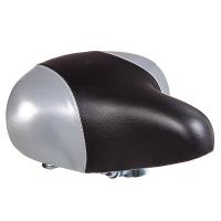 Седло HBAZ-0801A Novatrack комфортное, черно-серое Х46012 фото