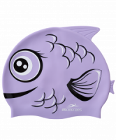 Шапочка для плавания 25DEGREES Miso Purple 25D22007K, силикон, детский фото