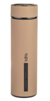 Термос LARA LR04-20 420мл SOFT TOUCH, бежевый фото