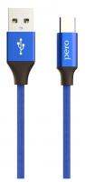 Кабель USB - Type-C PERO DC-02 1м синий (PRDC-02TC1MBL) фото