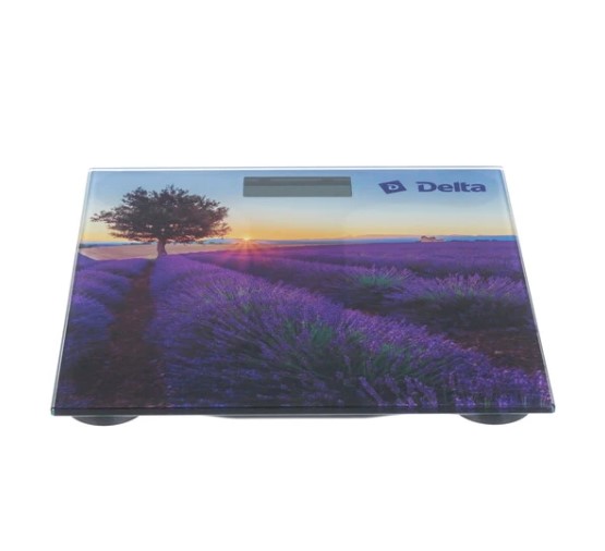 Весы напольные DELTA D-9302 лаванда фото