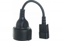 Кабель питания Cablexpert PC-SFC14M-01, 15 см, C14 - евророзетка купить ЦИТ Кабель питания Cablexpert PC-SFC14M-01, 15 см, C14 - евророзетка фото
