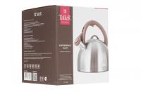 Чайник со свистком TALLER TR-11356 2,5л, нерж. фото