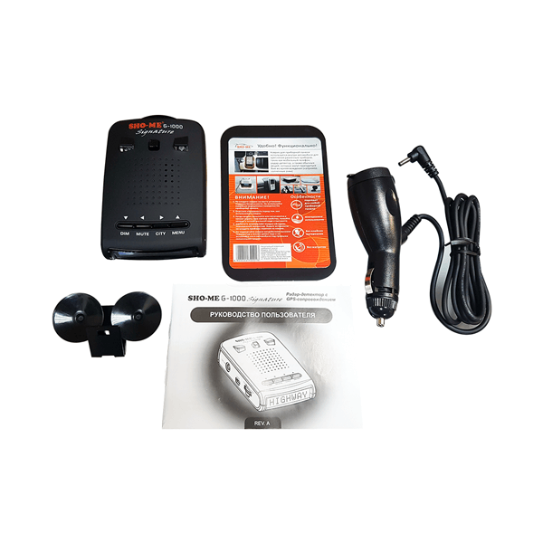 Радар-детектор SHO-ME G-1000 SIGNATURE фото