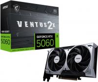Видеокарта PCI-E 8Gb MSI NV RTX 5060 8G VENTUS 2X OC 128bit GDDR7 2280/28000 HDMI/DP/HDCP RTL фото