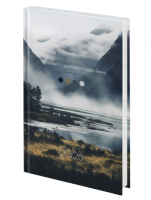 Ежедневник датированный 2026 145х215мм, А5, STAFF, ламинированная обложка, Туман, 117313 фото