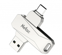 USB флеш-накопитель 128Gb Netac U782C серебро USB 3.0 (NT03U782C-128G-30PN) фото