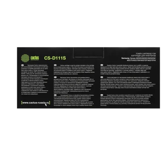 Картридж Cactus CS-D111L-MPS черный (3000стр.) для Samsung Xpress M2022, M2020, M2021, M202 фото