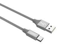 Кабель USB - Type-C PERO DC-02 1м серый (PRDC-02TC1MGR) купить ЦИТ Кабель USB - Type-C PERO DC-02 1м серый (PRDC-02TC1MGR) фото