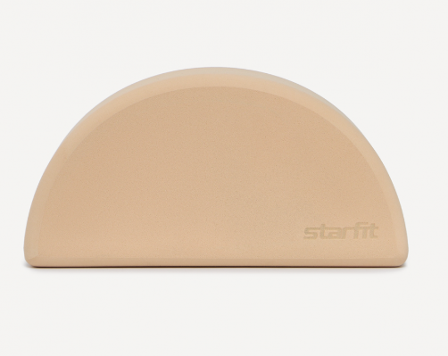 Блок для йоги STARFIT YB-204 EVA, 10,2 см, 390 гр, 28х14 см, пудровый фото
