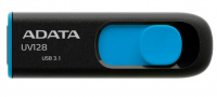 USB флеш-накопитель 32GB A-Data UV128 чёрный/синий USB 3.0 AUV128-32G-RBE фото